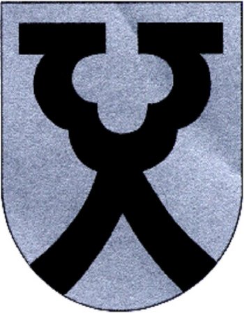Abbildung 1: Das Emblem der Gemeinde Irxleben (Landkreis Börde) entspricht in Bild und Farben dem Wappen des ortsgebürtigen und gleichnamigen Rittergeschlechts. © Gemeinderat Irxleben.