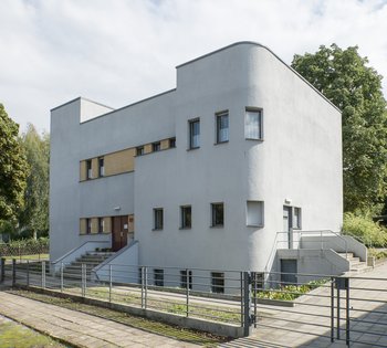 Abbildung 1: Vorderansicht des Hauses Krojanker. © Landesamt für Denkmalpflege und Archäologie Sachsen-Anhalt.
