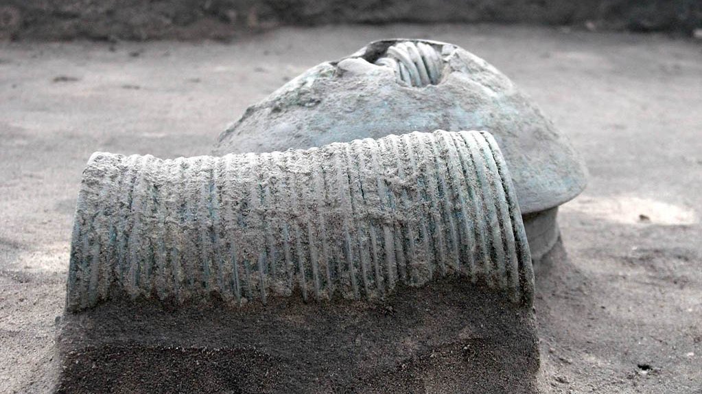 Abbildung 4: Seitenansicht des Befunds. © Landesamt für Denkmalpflege und Archäologie Sachsen-Anhalt,  Jan Stammler. 